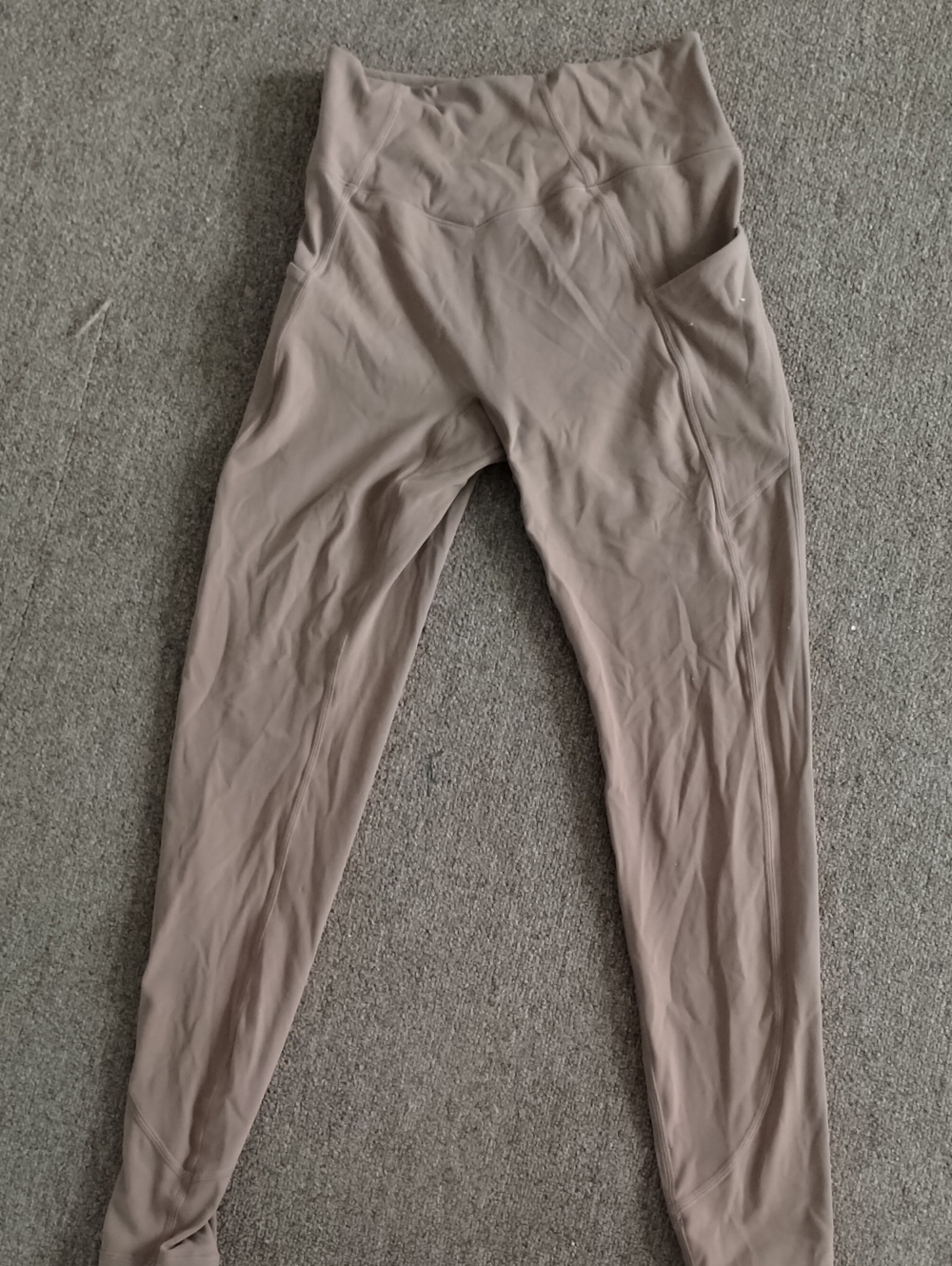 Buffbunny Light Brown Nubre Leggings